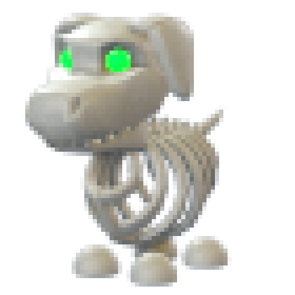 Halloween White Skeleton Dog