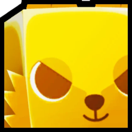 Golden Huge Red Wolf