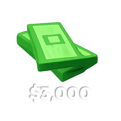 $3,000