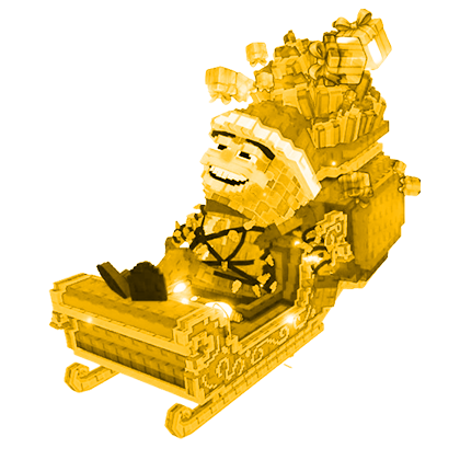 Gold Chicleteira Noelteira