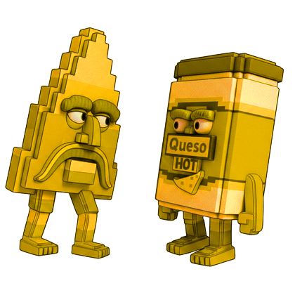 Gold Chipso and Queso