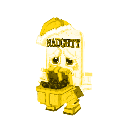 Gold Naughty Naughty