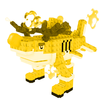 Gold Reindeer Tralala