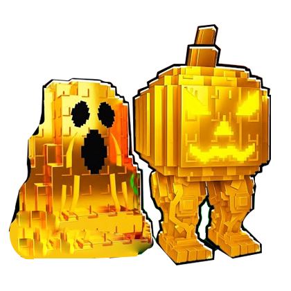 Gold Spooky and Pumpky