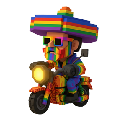 Rainbow Burrito Bandito