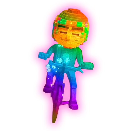 Rainbow Chicleteira Bicicleteira