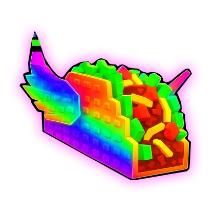 Rainbow Taco Lucky Block